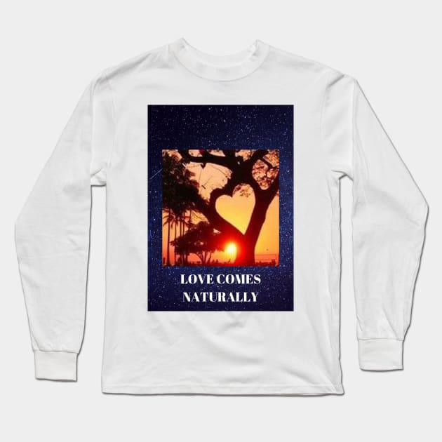 Natural Love Long Sleeve T-Shirt by Gnanadev